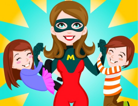 Rainha do lar e super mulher